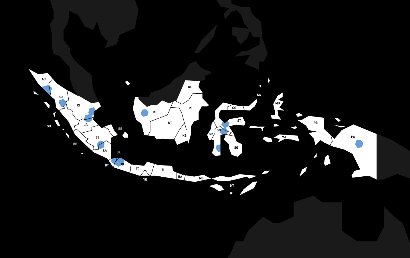 Residential Lite Map: Indonesia